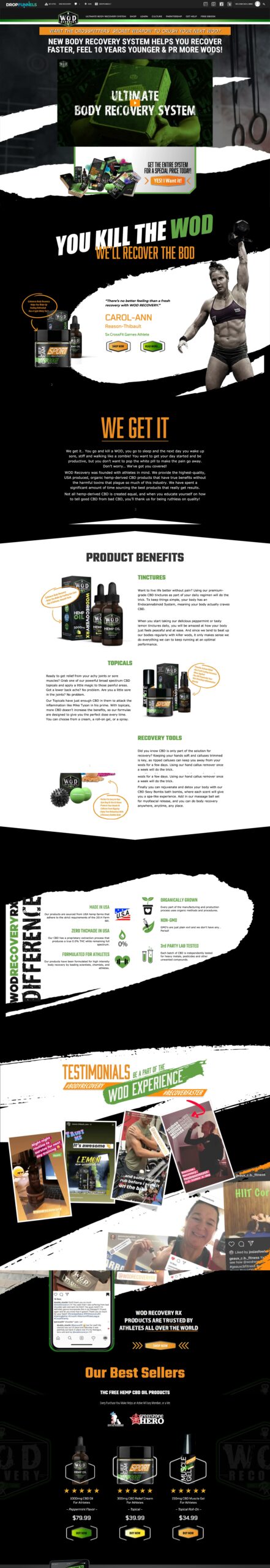 WOD Recovery Homepage